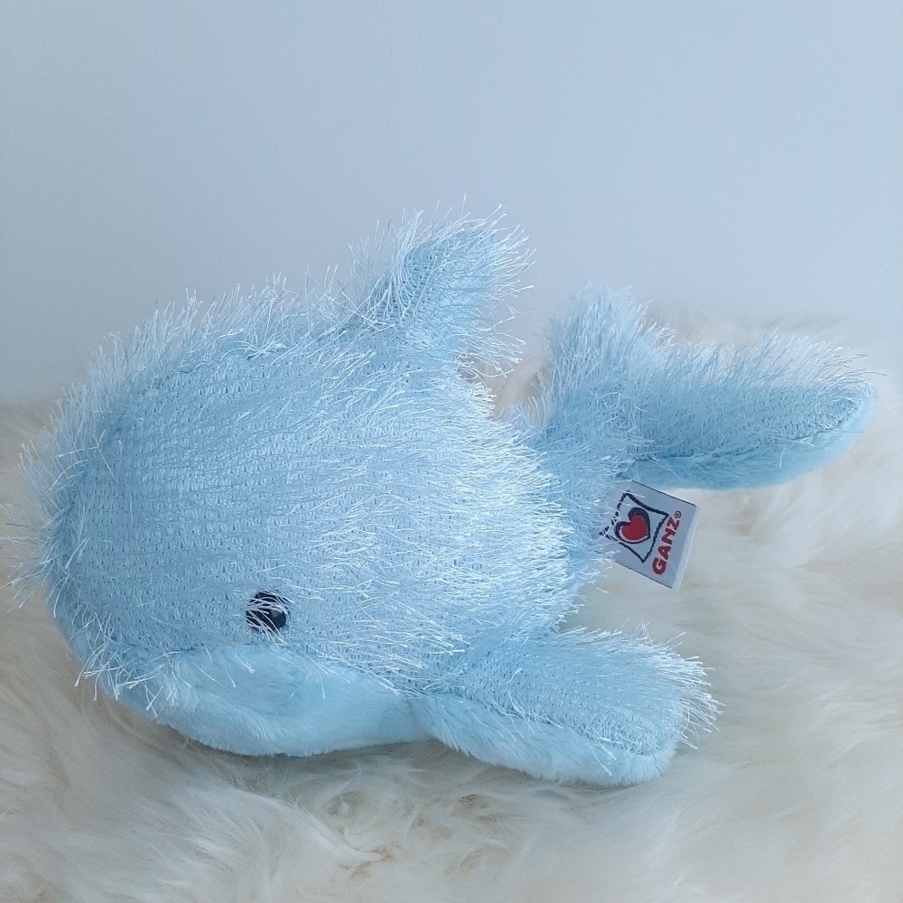 Ganz Webkinz Blue Whale Plush Animal 8"